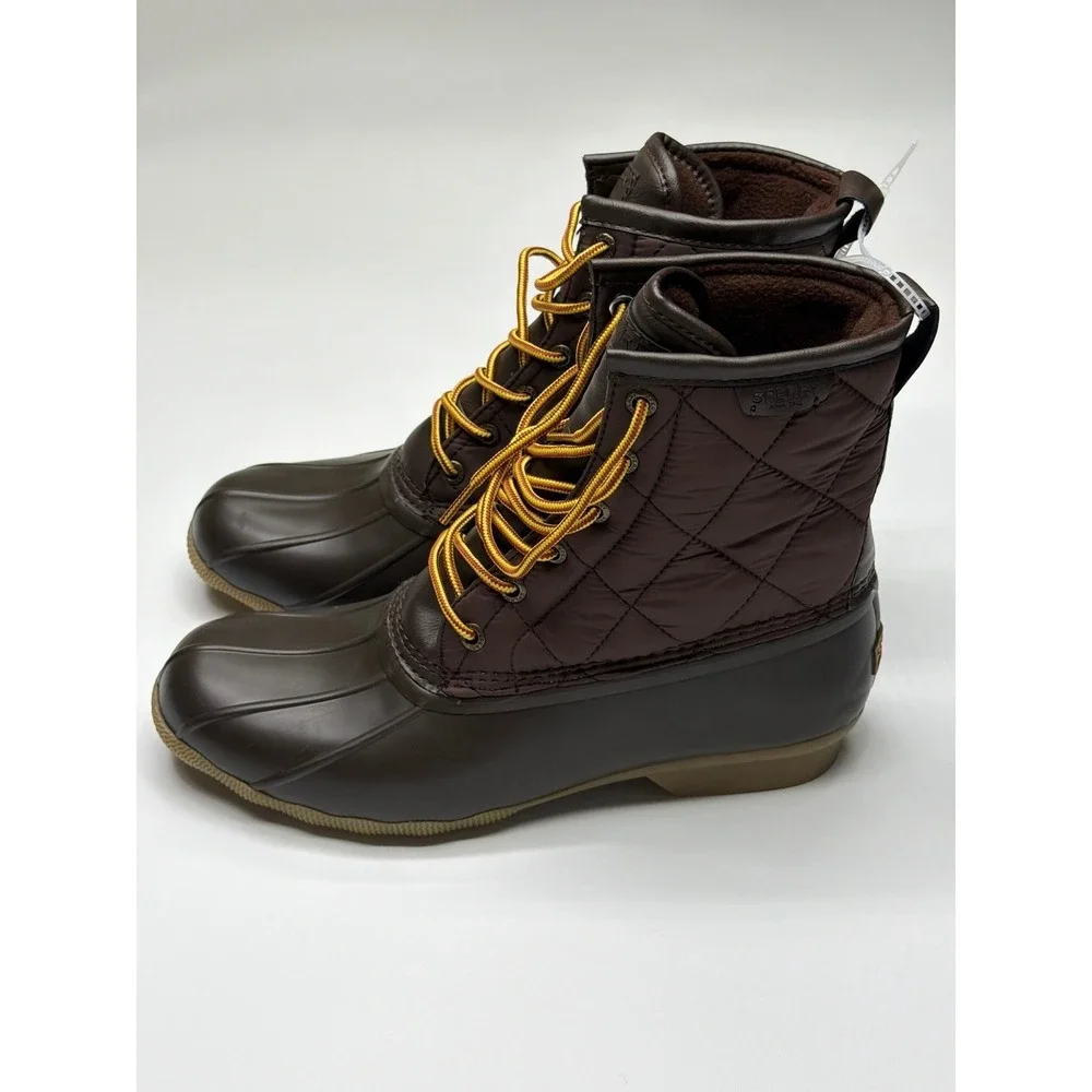 Sperry Men's Top-Sider Saltwater Nylon Brown‎ Duck Boots STS24866 Size 12